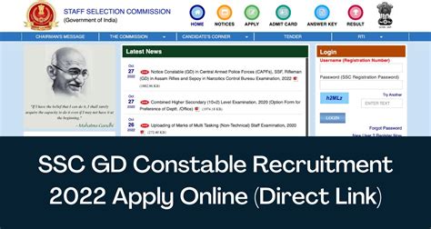 SSC GD Constable Recruitment 2023 Apply Online - Direct Link 24369 ...