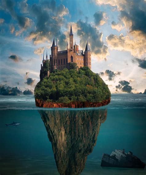 Forbidden island | Photo posters, Fantasy places, Fairytale castle