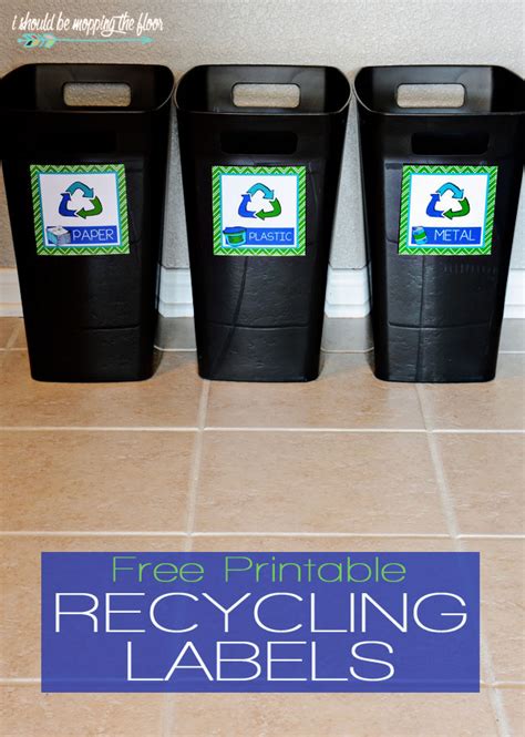 Free Printable Recycling Labels For Bins