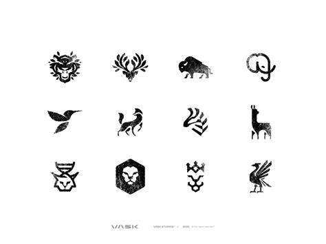 ANIMALS: logos, symbols & monograms collection by VASK®️ Studio on Dribbble