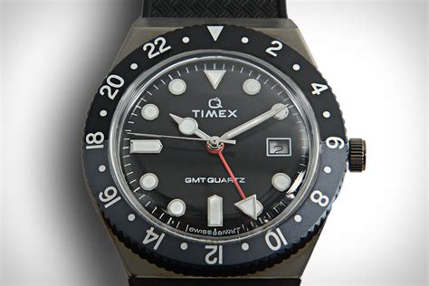 Timex Q GMT Blackout Watch | Uncrate