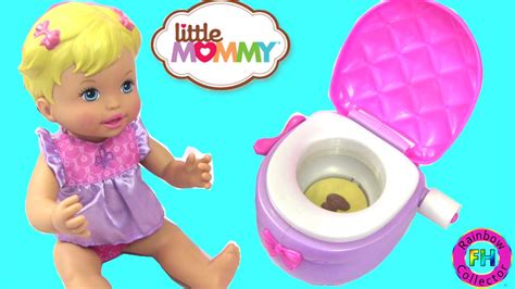 Potty Training with the Little Mommy Princess Potty Doll with Toilet ...