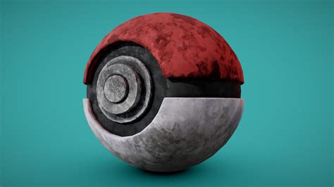 Pokeball Stylized - Download Free 3D model by Samantha Michelson ...