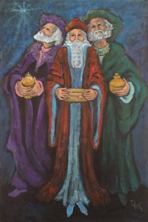 Three Kings Painting by Ann Lukesh - Fine Art America