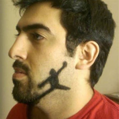 Guy shaves Air Jordan ‘Jumpman’ logo into his beard for charity | For ...