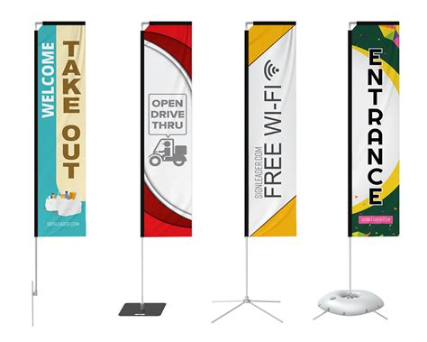 Custom Feather Flags - Signleader Advertising Flags Banner - Signleader