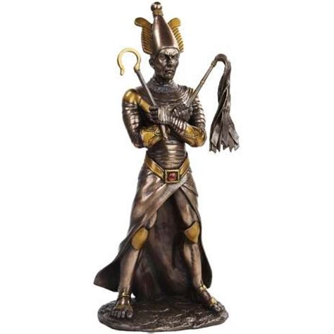 Osiris Egyptian God of the Underworld 11 Inch Statue in Bronze Finish