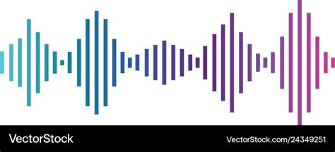 Sound wave isolated icon Royalty Free Vector Image