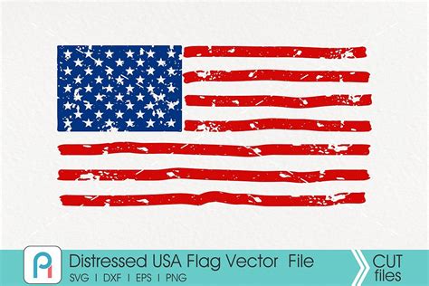 Old American Flag SVG