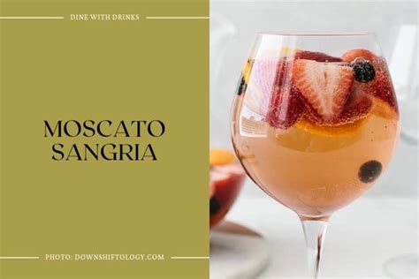 27 Moscato Cocktails That Will Make Your Taste Buds Sing! | DineWithDrinks