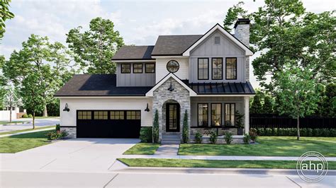 2 Story Modern Farmhouse House Plan | Sterling Heights