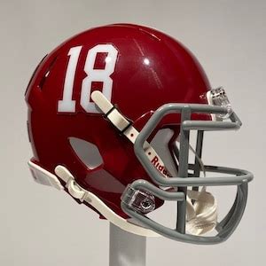 Alabama Crimson Tide Custom Mini Helmet National Champions 3M 20MIL - Etsy