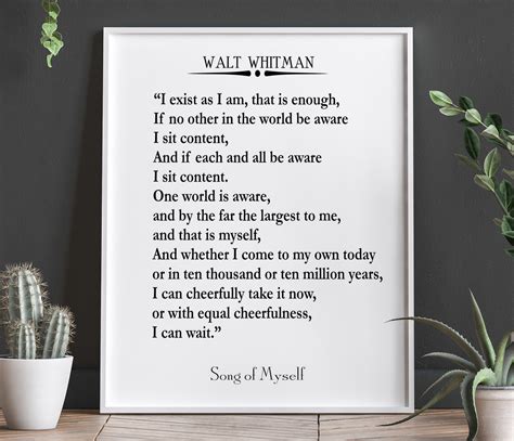 Song Of Myself Poem