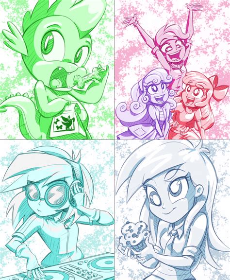 Rainbow Rocks Ending Credits Artwork 2 by Rexelarate on DeviantArt