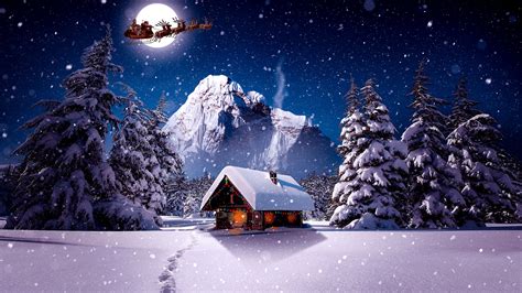 Hd Wallpaper Christmas Snow