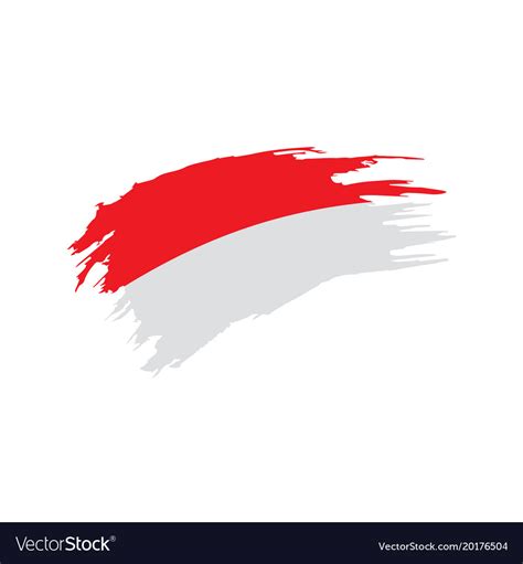 Indonesia flag Royalty Free Vector Image - VectorStock