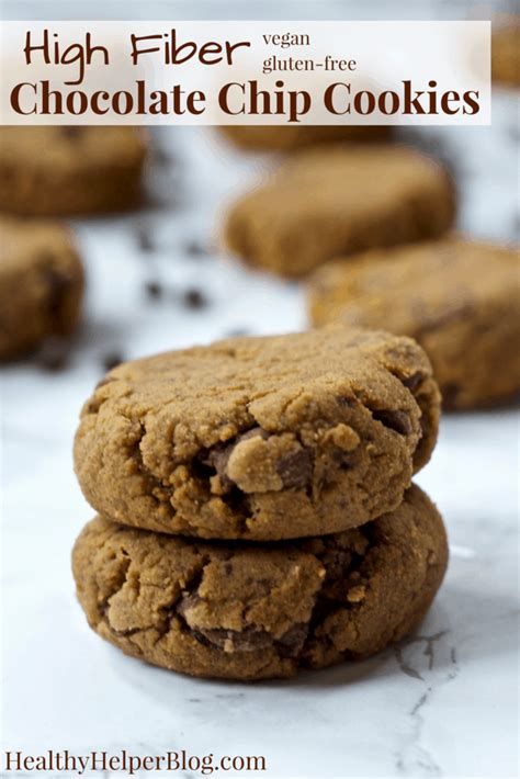 High Fiber Chocolate Chip Cookies