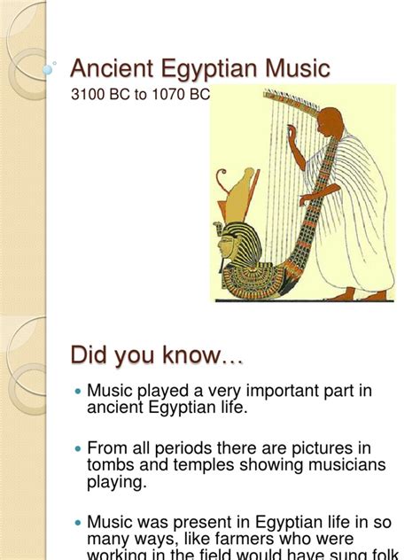 Ancient Egyptian Music PDF | Ancient Egypt | Musical Instruments