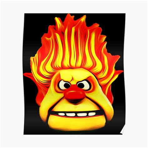 "Heat Miser" Poster for Sale by heyyouapparel | Redbubble