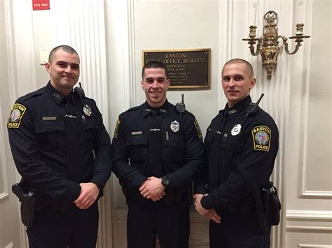 Easton Police Welcome Three New Officers | Easton, MA Patch