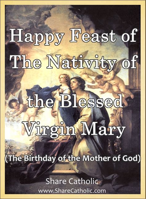 The Nativity of the Blessed Virgin Mary