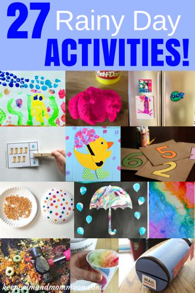 27 Rainy Day Activities For Kids! - Keep Calm And Mommy On