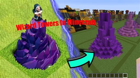 Clash Of Clans Wizard Tower Minecraft