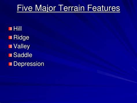 PPT - Identify Terrain Features on a Map PowerPoint Presentation - ID:3950465