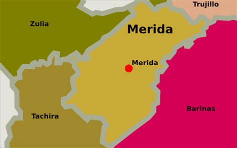 en lugar pierna moral ciudad de merida venezuela mapa Inicialmente ...