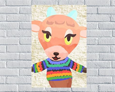 PASHMINA Animal Crossing New Horizons Harvs Island Villager Poster ...