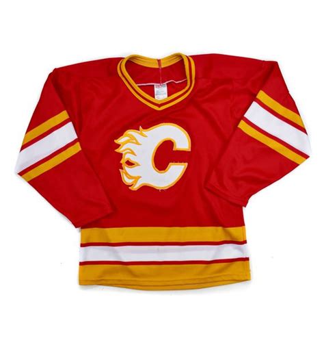 Calgary Flames Authentic CCM Road Hockey Jersey Size Small | Doctor Funk's Gallery: Classic ...