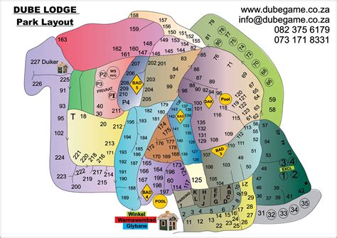 Finally! Our new park layout map... - Dube Private Game Lodge