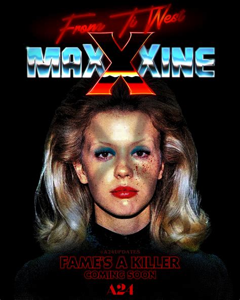 'MAXXXINE' Concept Poster via @a24updates on Instagram : r/A24