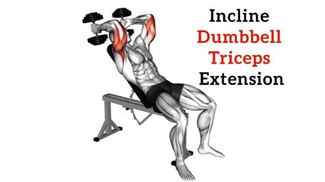 Incline Dumbbell Tricep Extension