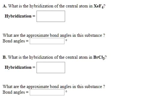 Xef4 Bond Angle