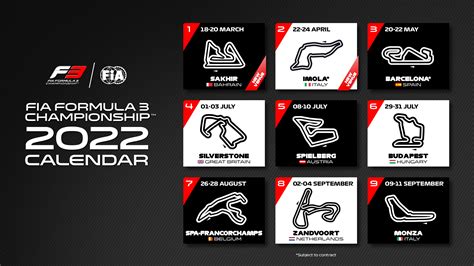 F1 Kalender 22