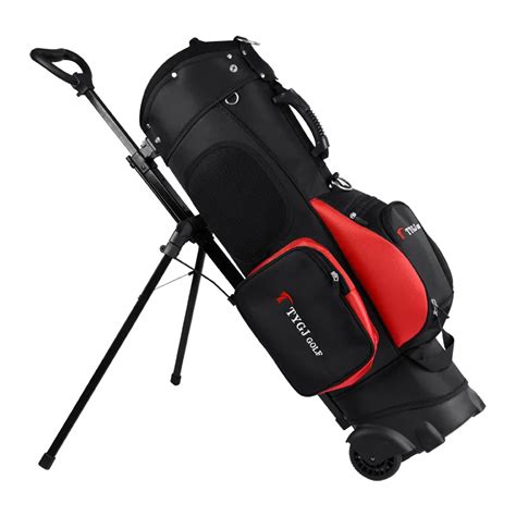 Brand TTYGJ Golf Travel Wheels Standard Stand Caddy golf cart bag staff golf Bag Complete Golf ...