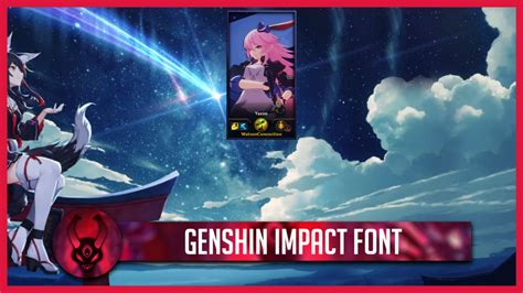 Genshin Impact Font - KillerSkins