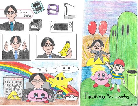 Satoru Iwata tribute by Shypenguin94 on DeviantArt