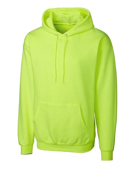 Clique Men's Basics Fleece Pullover Hoodie, Bright Neon Yellow - M - Walmart.com