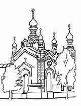Church Coloring Pages sketch template