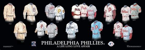 Philadelphia Phillies Uniform/Jersey Baseball Poster by Nola McConnan ...