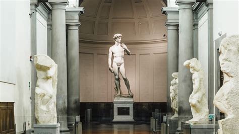 Michelangelo's David in the Galleria dell'Accademia, Florence