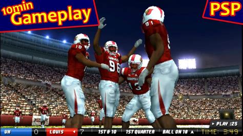 NCAA Football 07 ... (PSP) Gameplay - YouTube