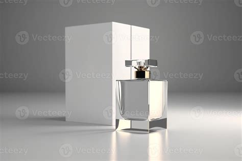 Minimalistic elegant perfume bottle mockup on gray background, cosmetic aroma sphere. 25284072 ...