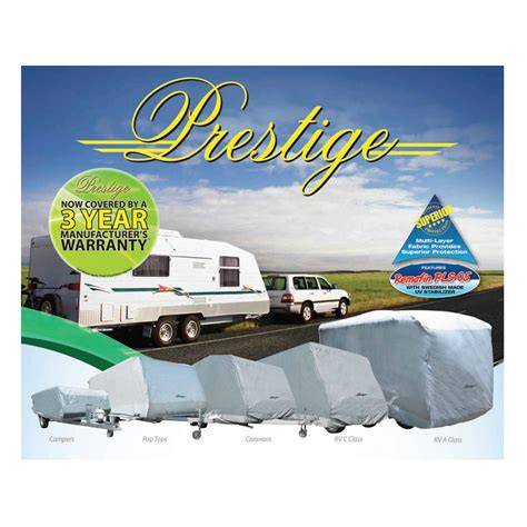 Prestige Waterproof Caravan Cover 4.2m to 4.8m 14ft to 16ft Waterproof UV