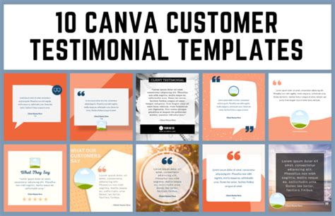 10 Canva Testimonial Templates - KindaWonderful