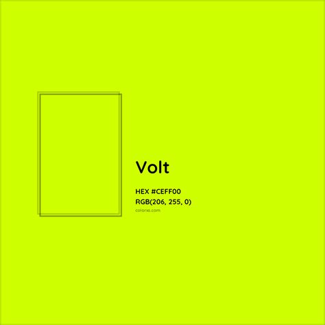 About Volt Color - Color codes, similar colors and paints - colorxs.com