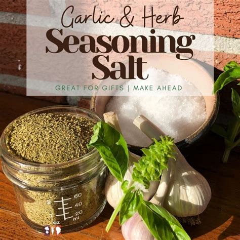 Garlic and Herb Seasoning Salt - The Kitchen Garten