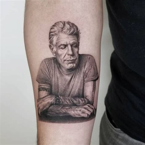 Anthony Bourdain tattoo - KickAss Things